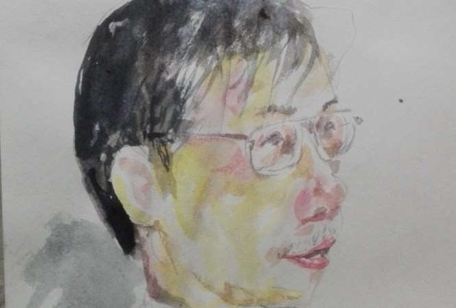 Ông đồ xứ nghệ Phan Huy Dũng Tranh: Nguyễn Văn Hổ.