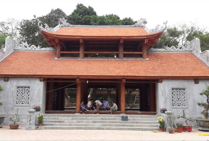 Bộ Văn hóa lên tiếng về tam quan chùa Bổ Đà Tam quan chùa Bổ Đà đang xây dựng chưa đúng với hồ sơ được phê duyệt. Ảnh:Minh Khang.