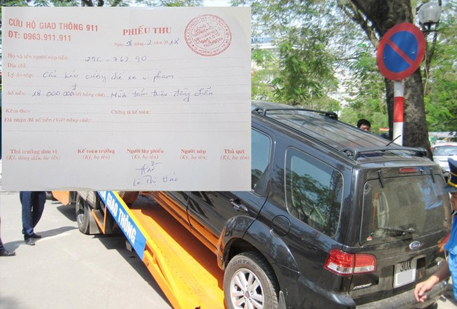 Cảnh sát, Thanh tra gọi xe cẩu kéo với giá “chặt chém” Xe cẩu kéo do CSGT gọi đang có giá chặt chém, riêng phiếu thu 18 triệu đồng phí cẩu kéo xe 29C-76290 (ảnh nhỏ) do Đội CSGT số 14 gọi đắt gần 10 lần.