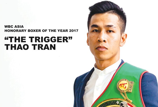 'Võ sỹ châu Á của năm': Vinh danh Trần Văn Thảo Võ sỹ Trần Văn Thảo.