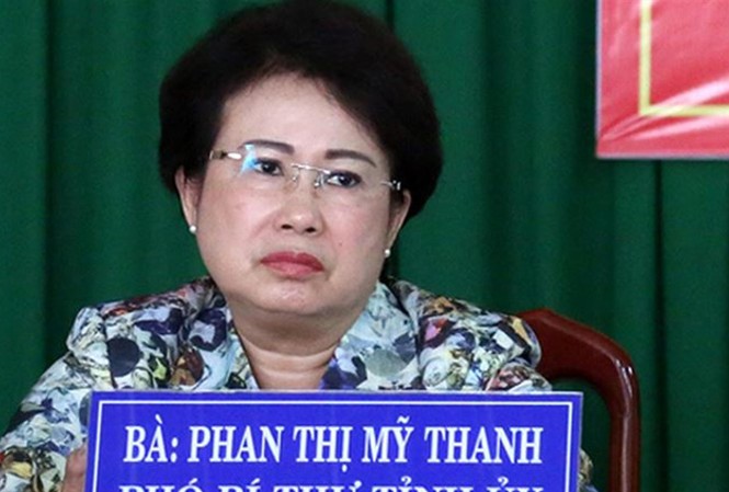 Cách chức Phó Bí thư Tỉnh ủy Đồng Nai Bà Phan Thị Mỹ Thanh, Phó Bí thư Tỉnh ủy Đồng Nai.