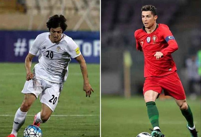 Ronaldo cứ hay vậy, Bồ Đào Nha chẳng sợ ai! Sardar Azmoun sẽ đối đầu Cristiano Ronaldo trong trận quyết đấu đêm nay.