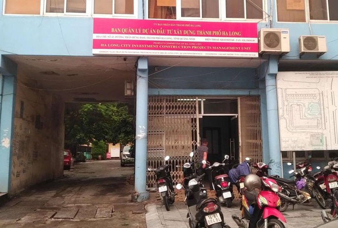 Ủy ban Kiểm tra Tỉnh ủy Quảng Ninh vào cuộc Trụ sở Ban QLDA đầu tư xây dựng TP Hạ Long. Ảnh: MĐ.