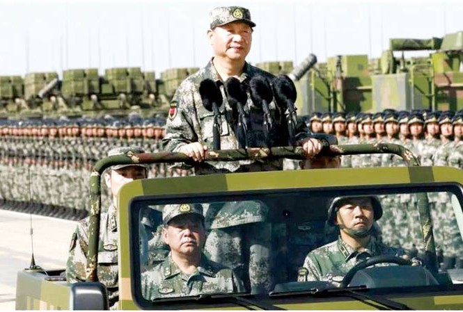 Quân đội Trung Quốc chữa “bệnh thời bình” Chủ tịch Tập yêu cầu PLA “nâng cao năng lực sẵn sàng chiến đấu”. Ảnh: SCMP.