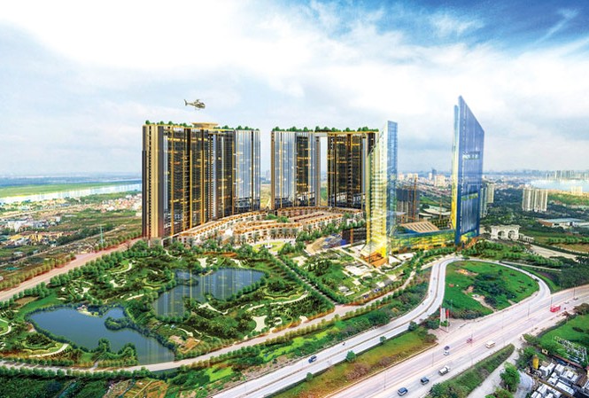 Góc nhìn từ nhà phát triển bất động sản Hàng loạt các dự án cao cấp mọc lên làm thay đổi diện mạo đô thị Hà Nội (Ảnh dự án Sunshine City).