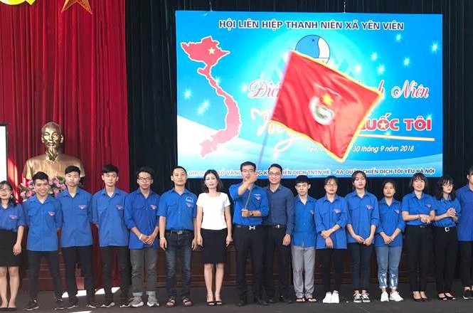 BẢN TIN THANH NIÊN: 'Tôi yêu tổ quốc tôi' Tuổi trẻ xã Yên Viên ra quân Chiến dịch Tôi yêu Hà Nội.
