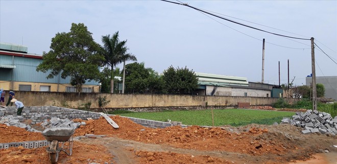 Nhà máy may xả thải gây ô nhiễm môi trường Nước thải, khói thải của Cty TNHH MS VINA gây ô nhiễm
ảnh hưởng đến người dân. Ảnh: Hoàng Lam