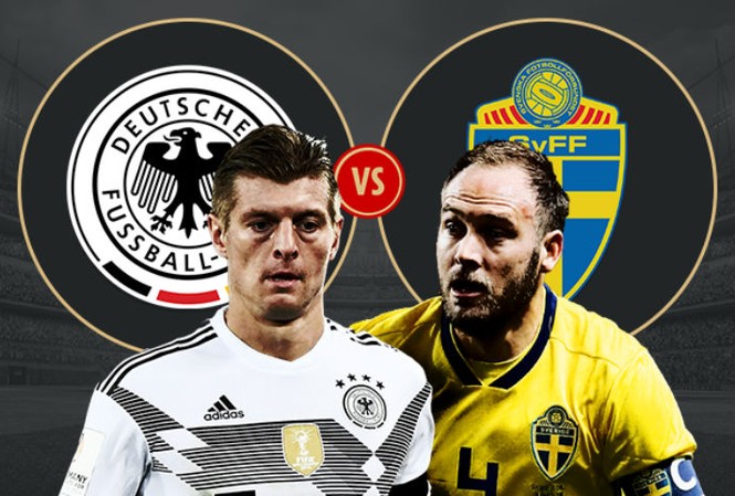 Lịch thi đấu World Cup hôm nay (23/6): 'Sinh tử' là đây Đức phải thắng Thụy Điển nếu không muốn lâm nguy.