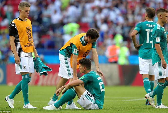 Tuyển Đức và 'lời nguyền' ám ảnh nhà vô địch thế giới Đức rời World Cup 2018 trong tủi nhục.