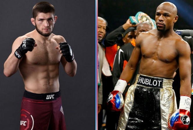 Khabib Nurmagomedov thách đấu ‘vua boxing’ Mayweather Khabib Nurmagomedov thách đấu Floyd Mayweather
