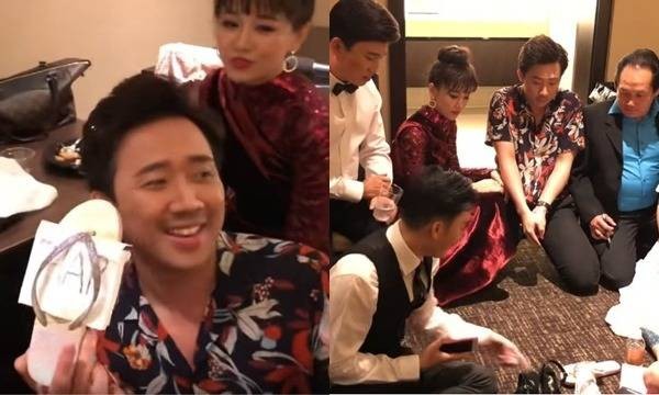 Showbiz 15/7:Clip Trấn Thành đoán kết quả World Cup bằng dép gây sốt Showbiz 15/7:Clip Trấn Thành đoán kết quả World Cup bằng dép gây sốt