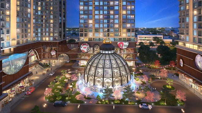 Định hình lối sống đẳng cấp Hinode City dành nhiều diện tích cho tiện ích, cảnh quan