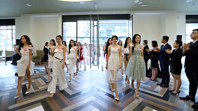 Chung kết Hoa hậu Việt Nam 2018: Cơ hội lớn cho sắc đẹp và tài năng Thí sinh hào hứng bước vào giai đoạn 2 của vòng chung kết tại TPHCM