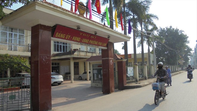 Công chứng sai, chứng thực giả tràn lan: Né biên lai, trục lợi? Trụ sở phường Phú Lãm, Hà Ðông