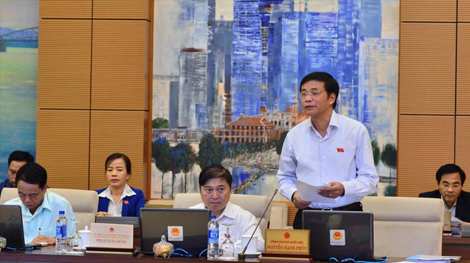Lấy phiếu tín nhiệm chức danh chủ chốt Tổng Thư ký Quốc hội Nguyễn Hạnh Phúc. Ảnh: QK
