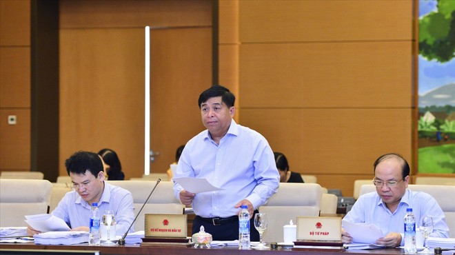 Đồng tiền bát gạo của dân, không thể buông lỏng Bộ trưởng Bộ KH&ĐT Nguyễn Chí Dũng tại buổi làm việc. Ảnh: Như Ý