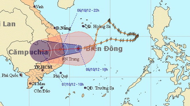 Bão số 7 vào Quảng Ngãi - Phú Yên Bão số 7 vào Quảng Ngãi - Phú Yên