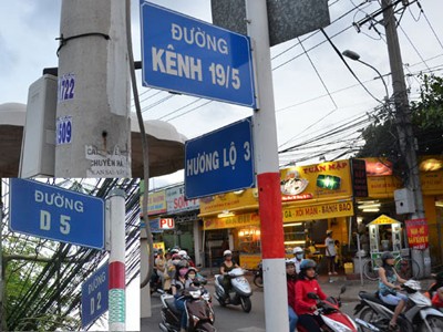 Ngẫu hứng như...đặt tên đường phố Ngẫu hứng như...đặt tên đường phố