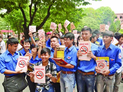 Tuổi trẻ Thủ đô hưởng ứng không khói thuốc Tuổi trẻ Thủ đô hưởng ứng không khói thuốc