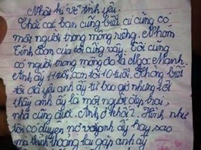 Sốc nhật ký tình yêu của bé 10 tuổi Sốc nhật ký tình yêu của bé 10 tuổi