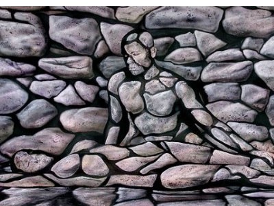 Ngỡ ngàng tranh trên cơ thể nude Ngỡ ngàng tranh trên cơ thể nude