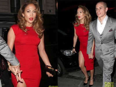 Jennifer Lopez khoe 'giò' cực sexy bên bồ trẻ Jennifer Lopez khoe 'giò' cực sexy bên bồ trẻ