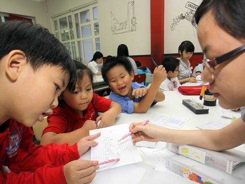 Đổ xô cho con đi học toán tư duy Đổ xô cho con đi học toán tư duy