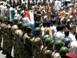 An ninh Yemen bắn đạn thật vào người biểu tình An ninh Yemen bắn đạn thật vào người biểu tình