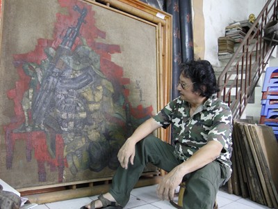 Ký họa chiến trường và triển lãm 'lưu động' Ký họa chiến trường và triển lãm 'lưu động'