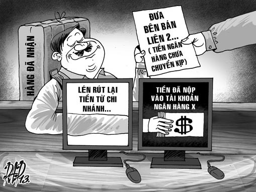 Lừa đảo thanh toán qua ngân hàng: Cháo múc, tiền không trao Lừa đảo thanh toán qua ngân hàng: Cháo múc, tiền không trao