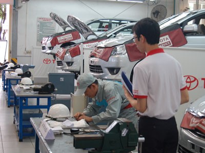 Toyota tổ chức hội thi tay nghề Toyota tổ chức hội thi tay nghề