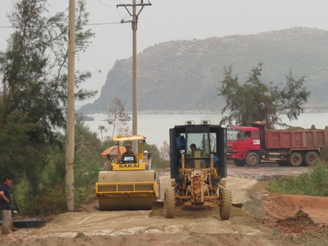 Chuyện thi công thần tốc đường vào mộ Đại tướng Chuyện thi công thần tốc đường vào mộ Đại tướng