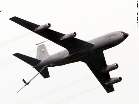 Máy bay quân sự Mỹ rơi ở Kyrgyzstan Chiếc máy bay tiếp liệu KC-135