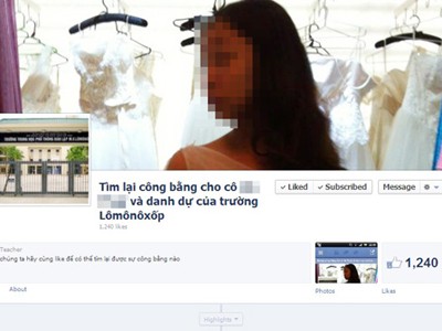 Vụ ‘Canh gà Thọ Xương’: học trò ủng hộ cô giáo bằng cách...lập facebook Vụ ‘Canh gà Thọ Xương’: học trò ủng hộ cô giáo bằng cách...lập facebook