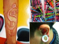 Rùng mình những thú chơi 'hành xác' Rùng mình những thú chơi 'hành xác'