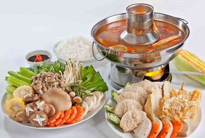 Cách làm món lẩu Thái chay Cách làm món lẩu Thái chay