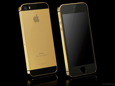 iPhone 5S mạ vàng 24-carat giá từ 2.853 USD iPhone 5S mạ vàng 24-carat giá từ 2.853 USD