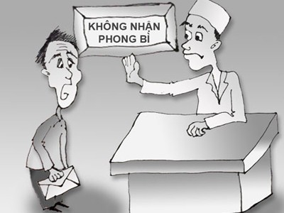 Báo Anh viết về vấn nạn phong bì của người Việt Báo Anh viết về vấn nạn phong bì của người Việt