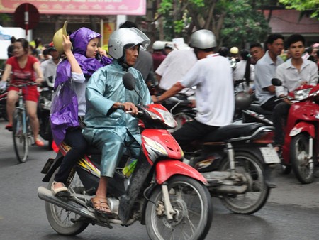 Sĩ tử đội mưa đi thi Sĩ tử đội mưa đi thi