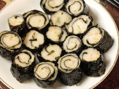 Chả tôm cuộn rong biển lạ mà ngon ngày đông Chả tôm cuộn rong biển lạ mà ngon ngày đông
