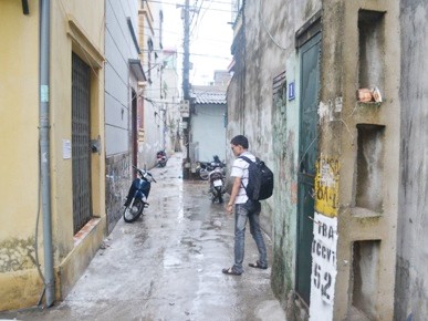 Truy nã đặc biệt đối tượng chém chết người tại quán trà đá Hiện trường nơi xảy ra án mạng ngày 19-5