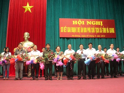 Sơ kết giai đoạn I Dự án 600 phó chủ tịch xã Sơ kết giai đoạn I Dự án 600 phó chủ tịch xã