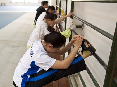 Cận cảnh buổi tập cuối của tuyển wushu trước ngày xuất quân Cận cảnh buổi tập cuối của tuyển wushu trước ngày xuất quân