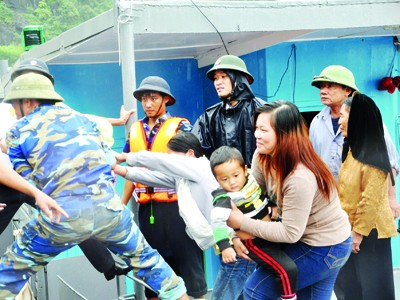 Chống đỡ bão Sơn Tinh Chống đỡ bão Sơn Tinh