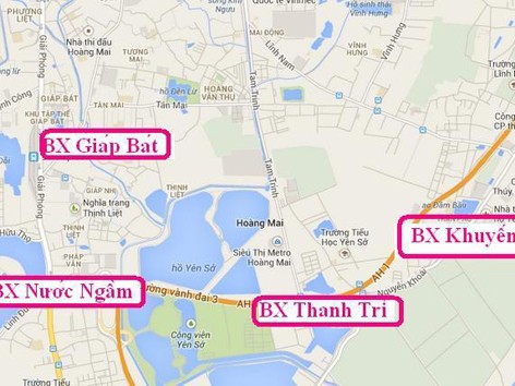 Một quận có 4 bến xe? Một quận có 4 bến xe?