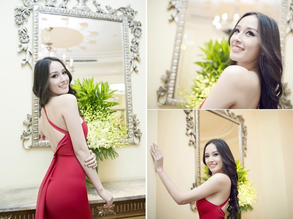 Mai Phương Thúy khoe lưng trần gợi cảm Mai Phương Thúy khoe lưng trần gợi cảm