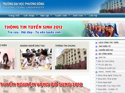 Bộ GD&ĐT xử phạt hàng loạt cơ sở giáo dục Website của ĐH Phương Đông