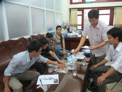 CLB sinh viên mồ côi Thành viên CLB sinh viên mồ côi Ảnh: Quang Long