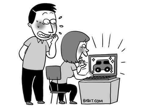 Chạnh lòng khi bạn gái khoái ô tô sang Chạnh lòng khi bạn gái khoái ô tô sang