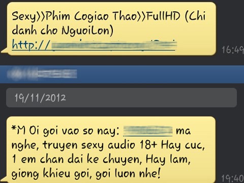 Thuê bao di động bị 'dội bom' tin nhắn 'mát mẻ' Thuê bao di động bị 'dội bom' tin nhắn 'mát mẻ'